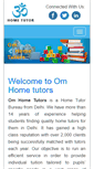 Mobile Screenshot of omhometutors.com